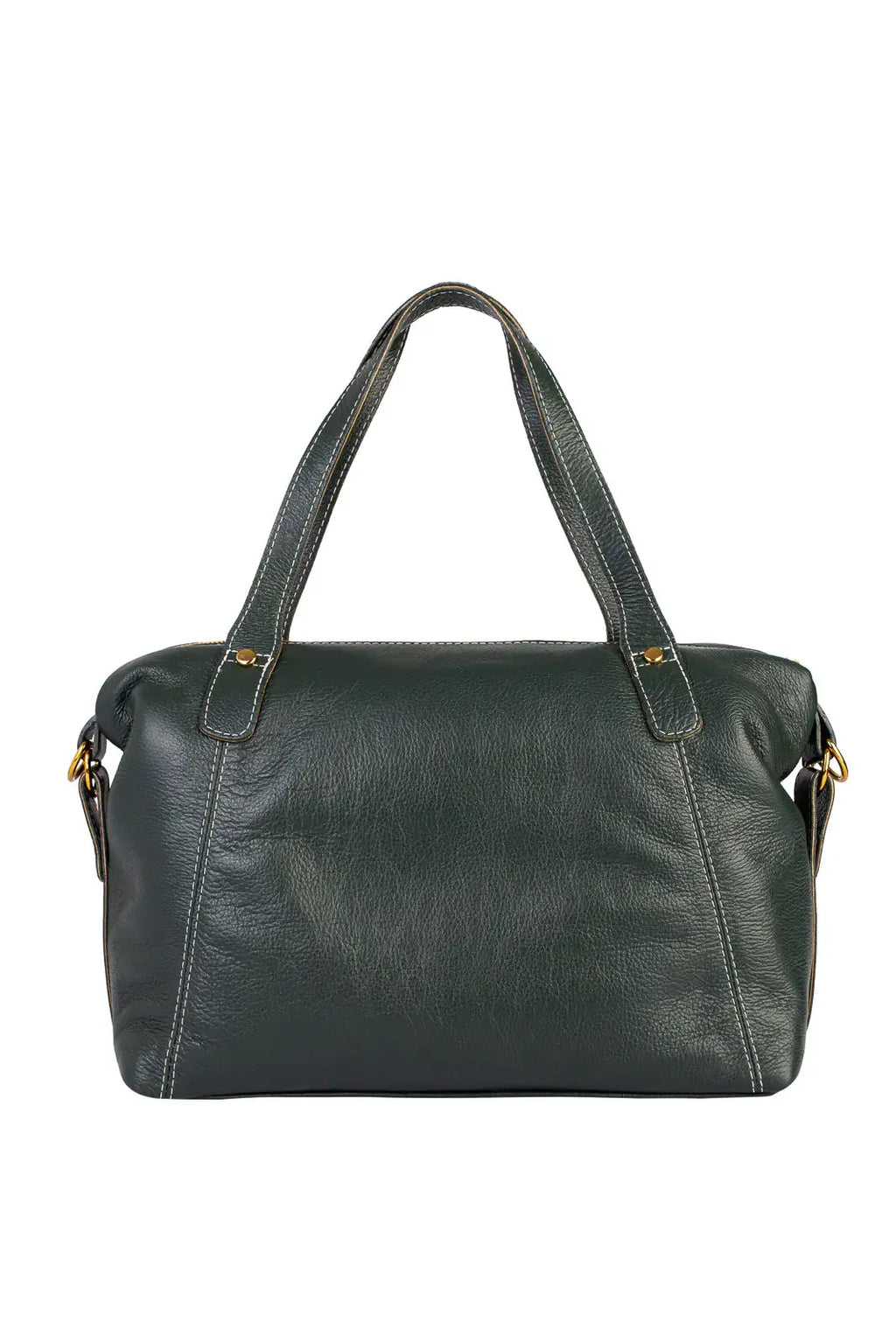 Bolsa de couro liso grande Aurora - Enluaze