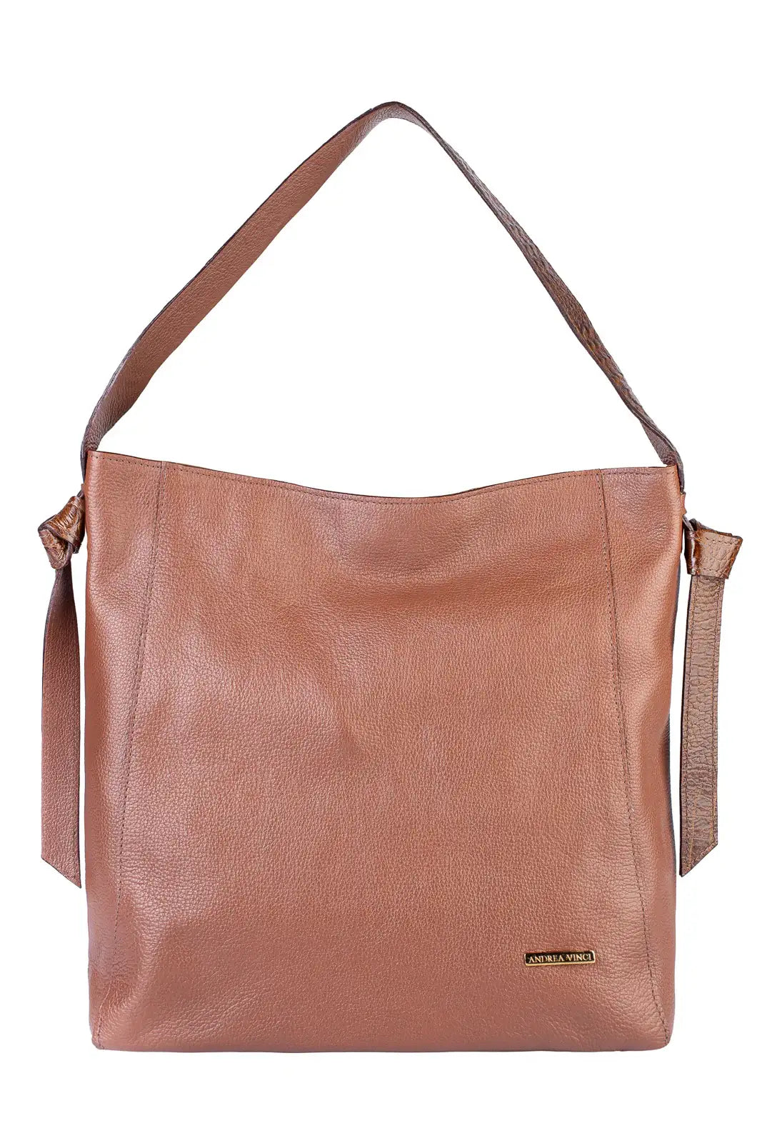 Bolsa sacola de ombro em couro croco Mara - Enluaze