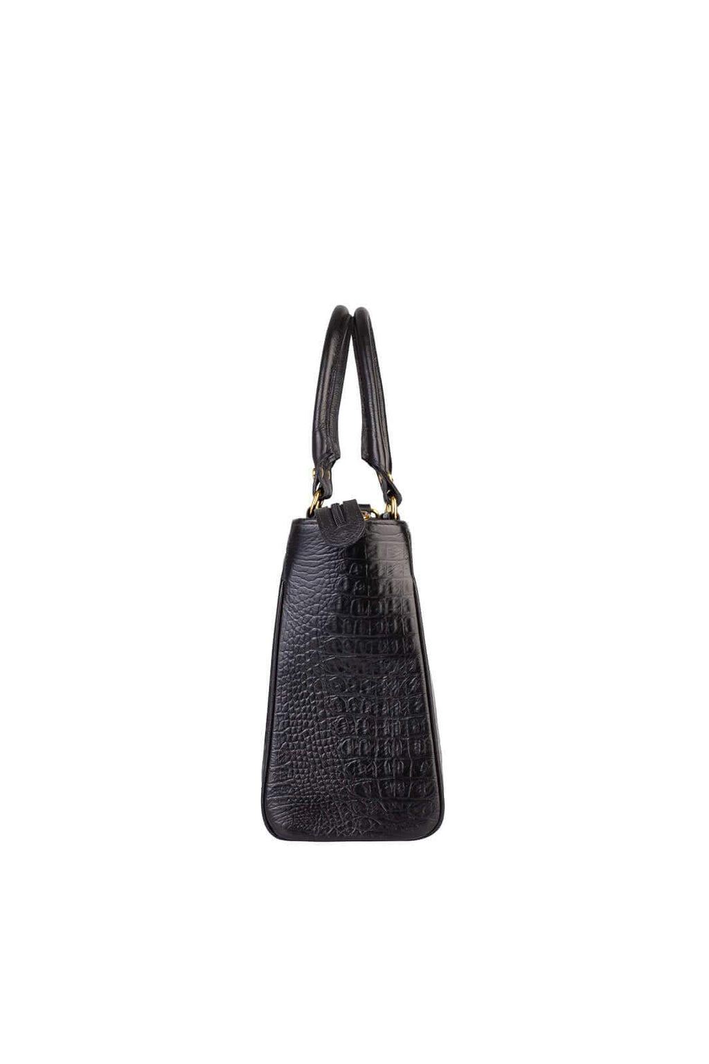 Bolsa feminina de couro croco Eliza - Enluaze