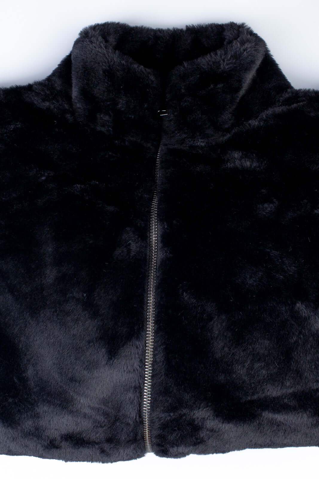 Jaqueta Fur feminina forrada com bolsos 70832 - Enluaze