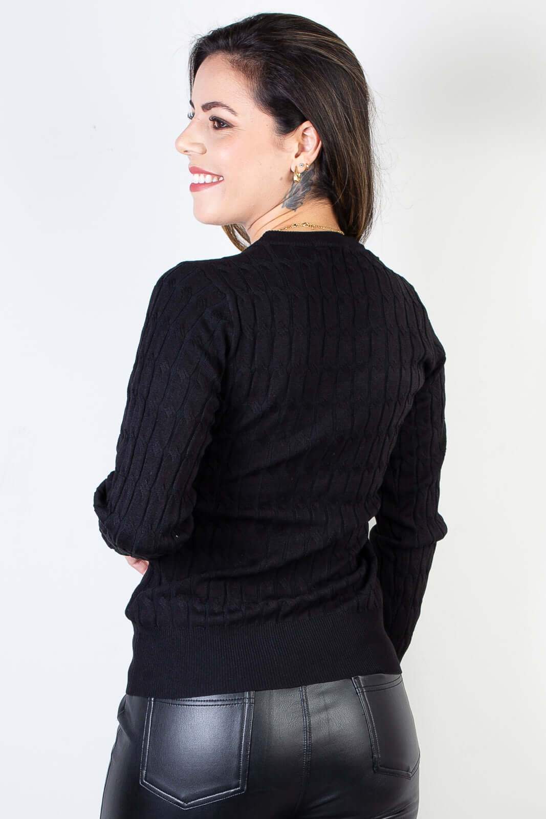 Casaco cardigan com botões 70870 - Enluaze