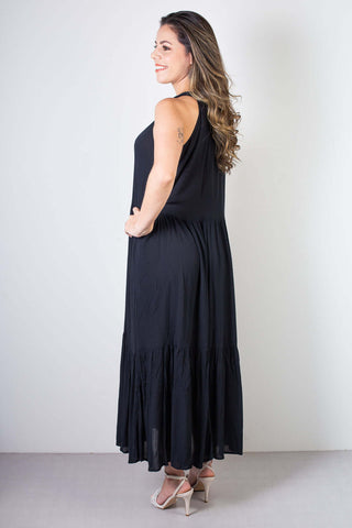 Vestido feminino midi decote halter 70968