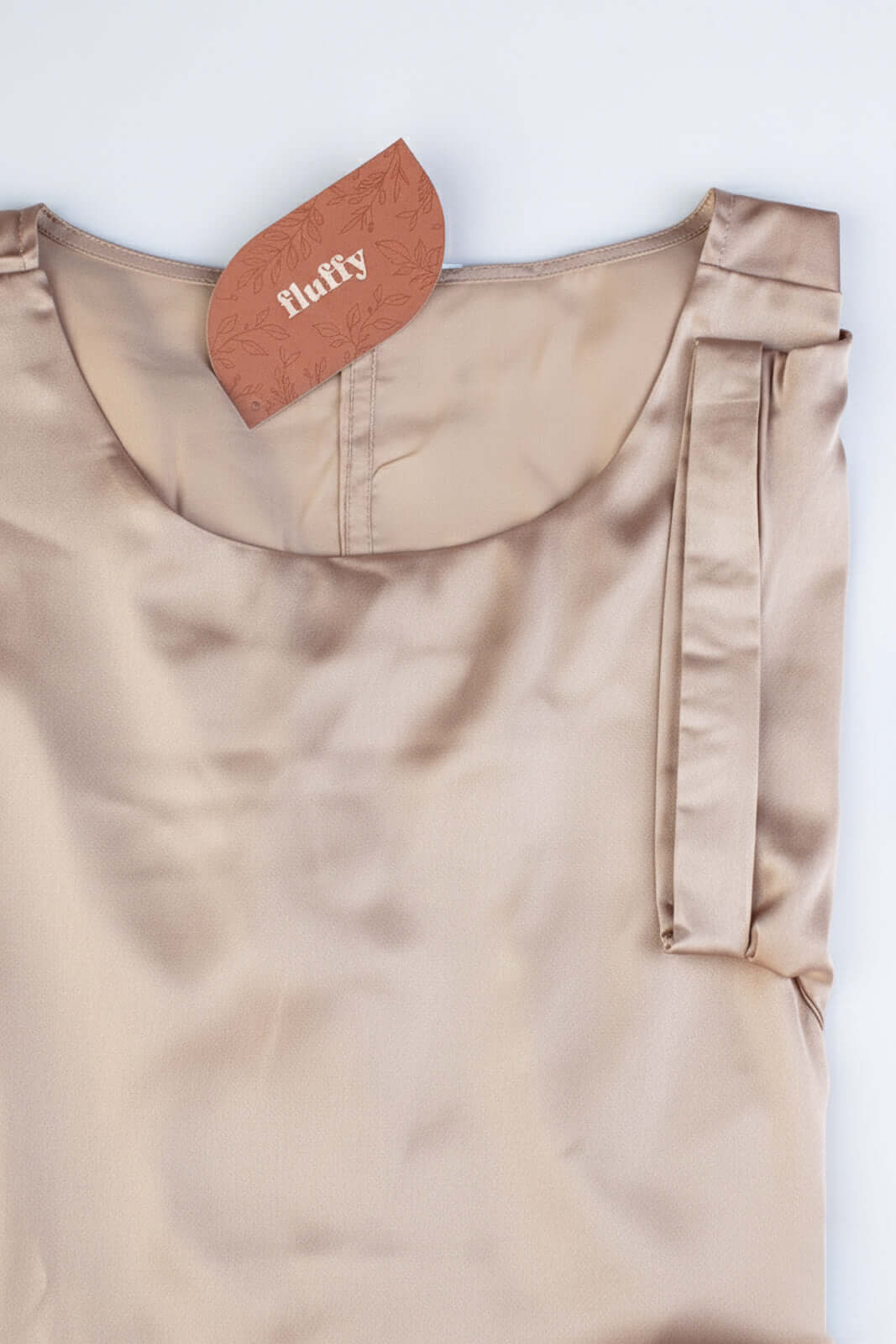 Blusa manga curta feminina cetim 71105 - Enluaze