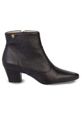 Bota cano curto com salto 7566 - Enluaze