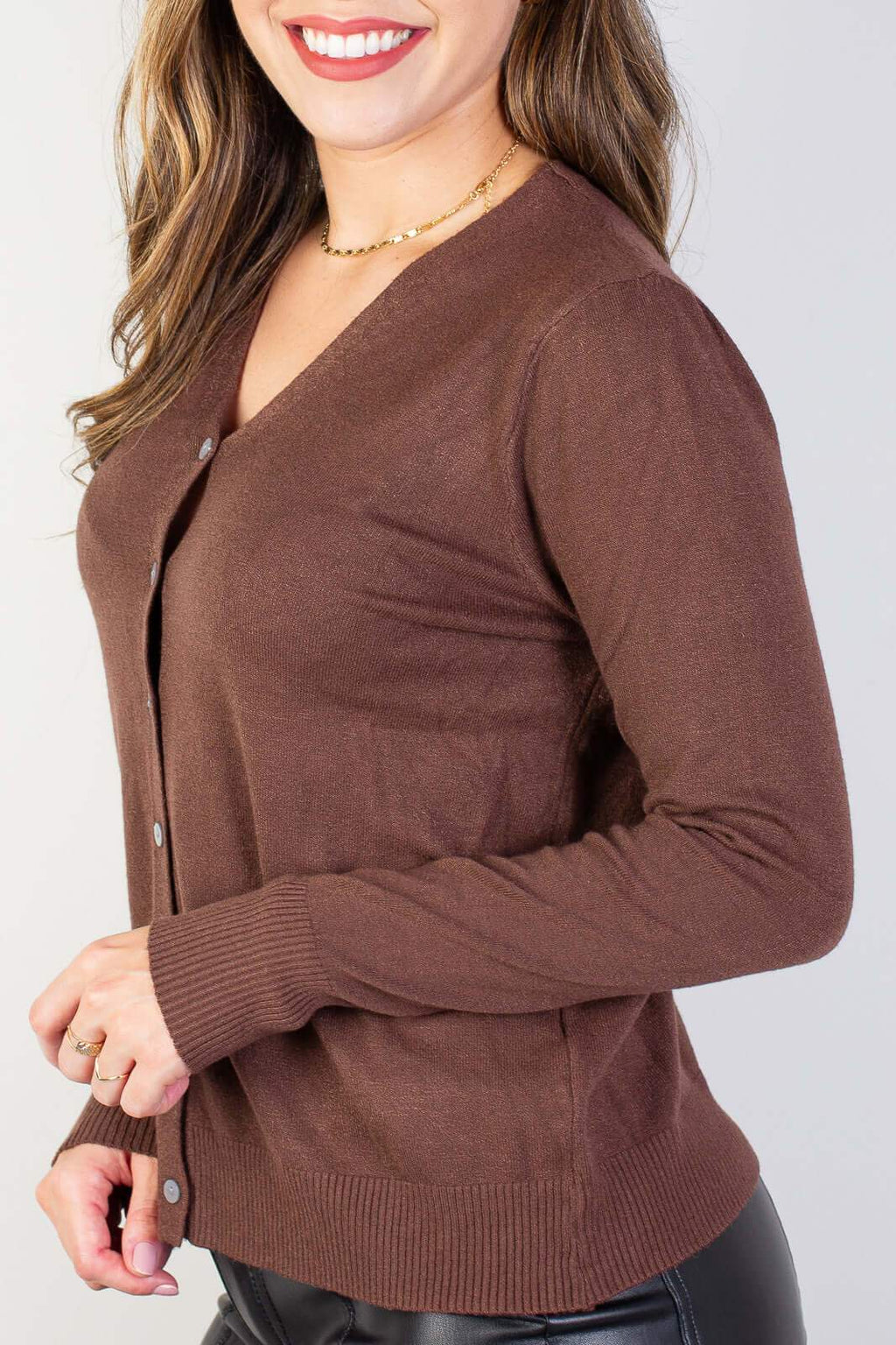 Casaquinho de malha leve feminino 80043 - Enluaze