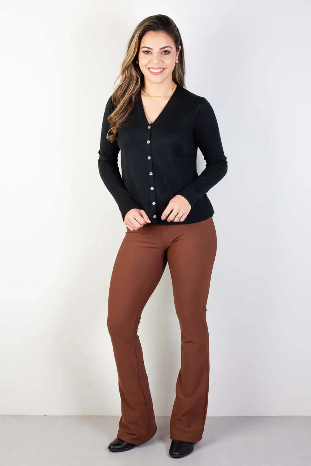 Casaquinho de malha leve feminino 80043 - Enluaze