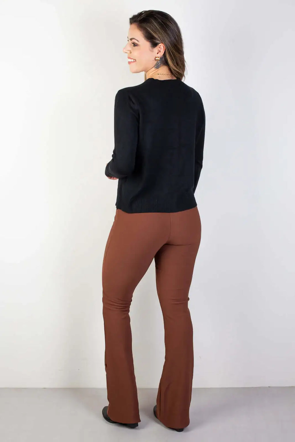 Casaquinho de malha leve feminino 80043 - Enluaze