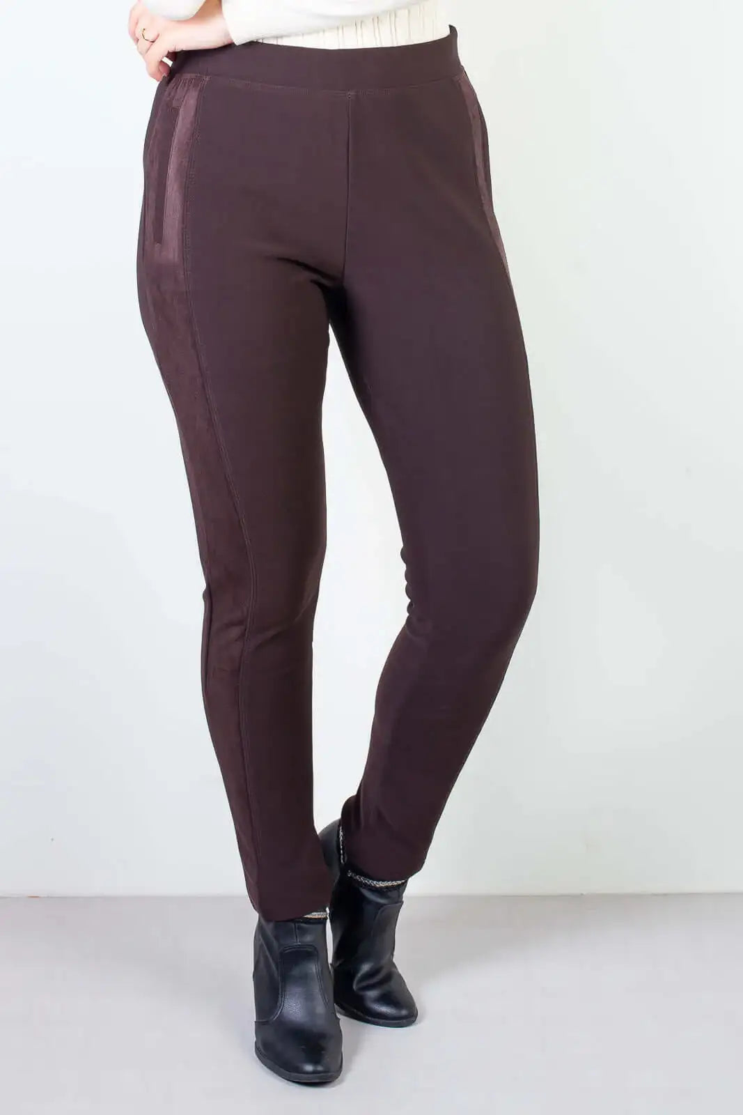 Calça feminina térmica com detalhe lateral 80478 - Enluaze