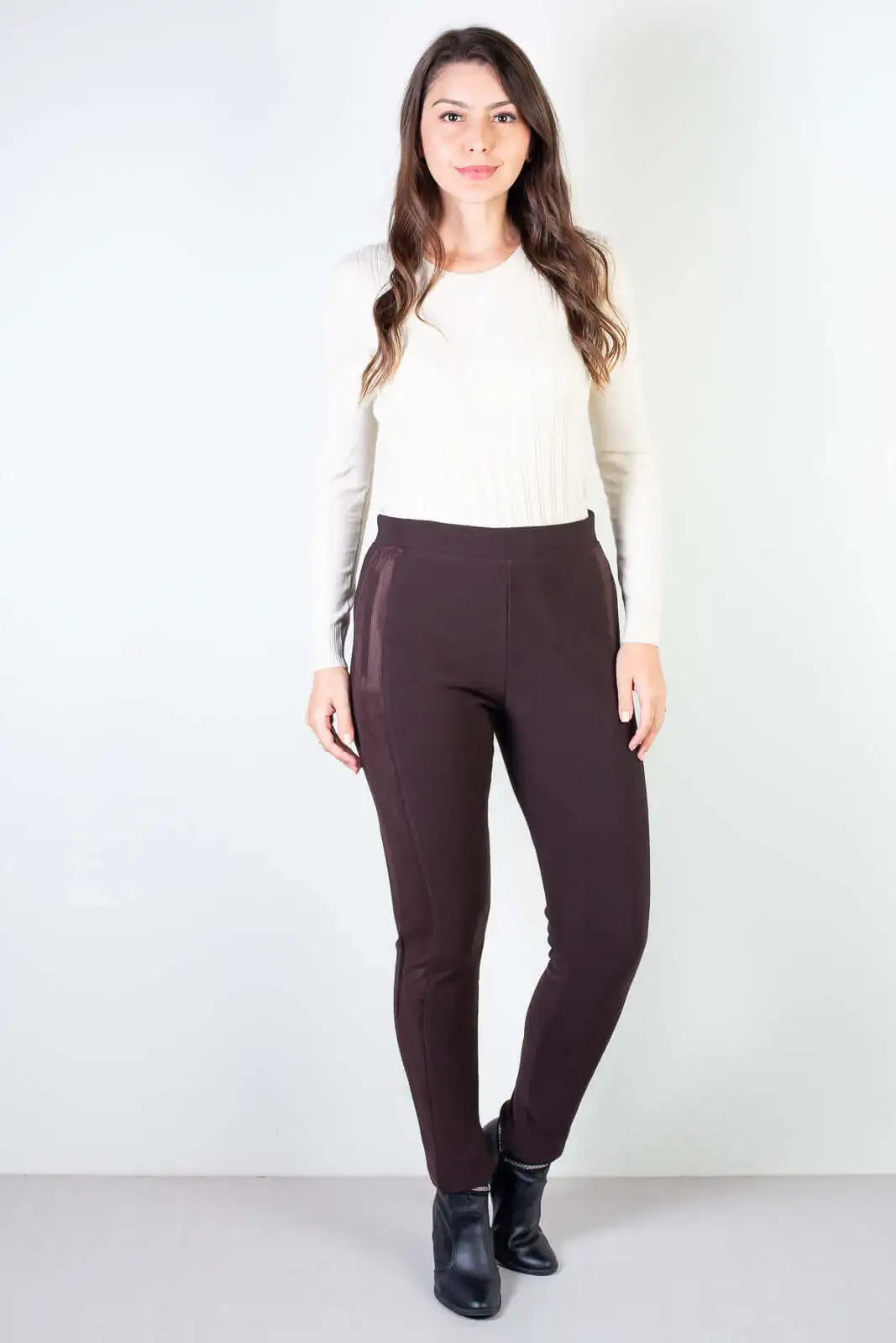 Calça feminina térmica com detalhe lateral 80478 - Enluaze