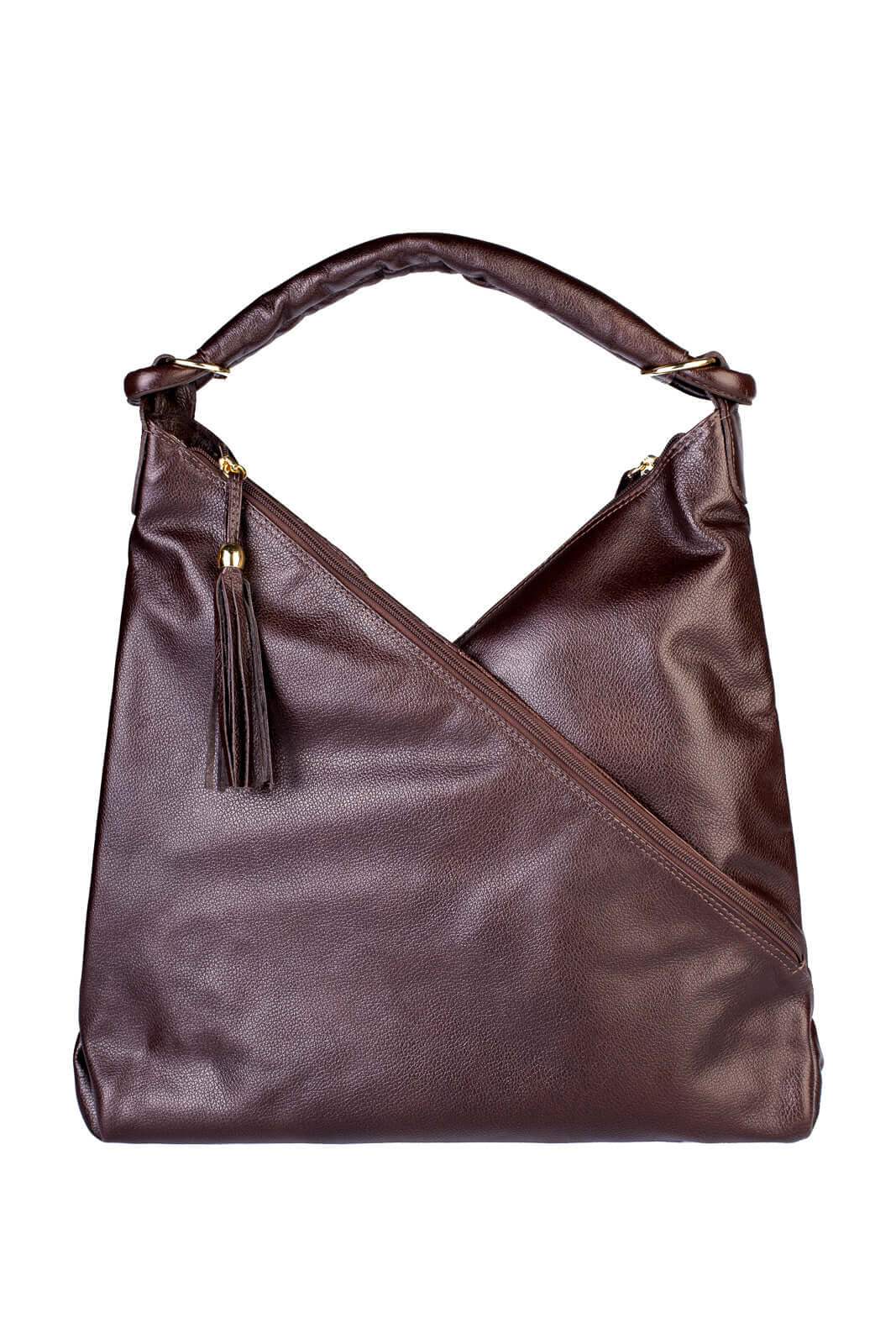 Bolsa de ombro em couro matelassê Carmen - Enluaze