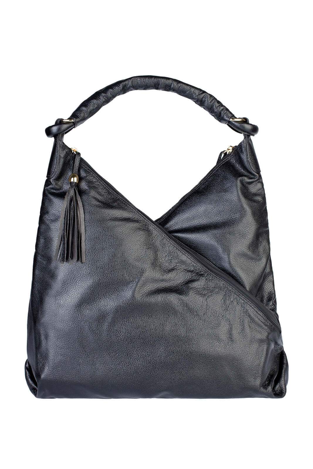 Bolsa de ombro em couro matelassê Carmen - Enluaze