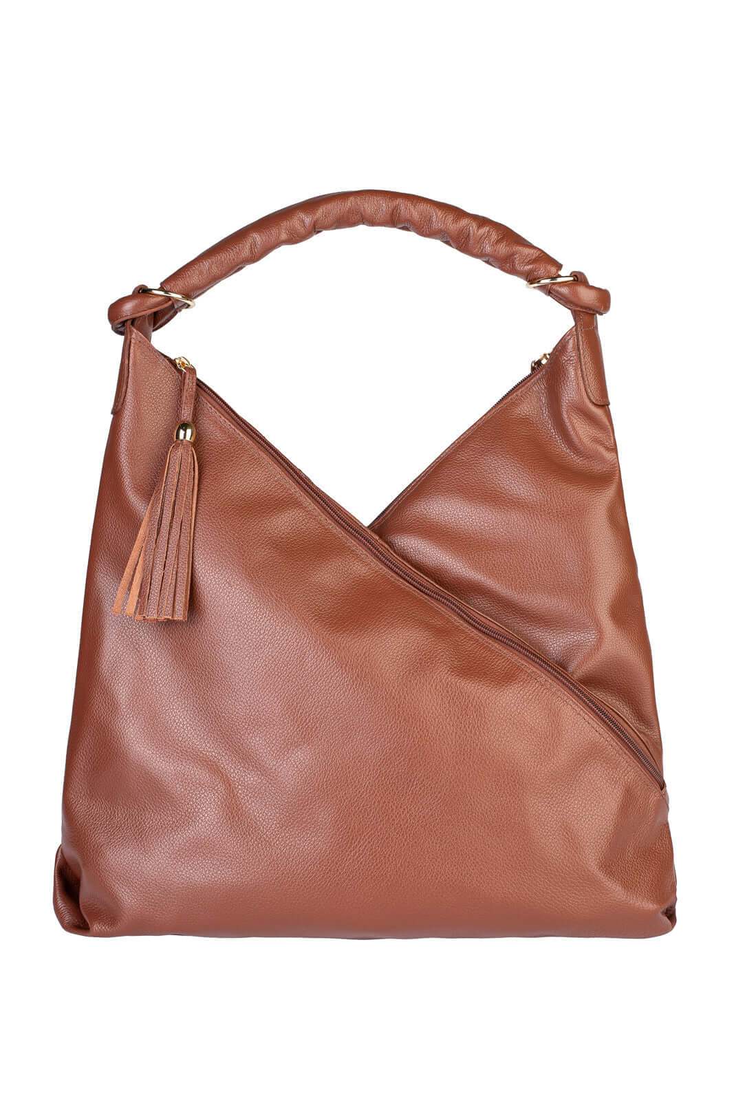 Bolsa de ombro em couro matelassê Carmen - Enluaze