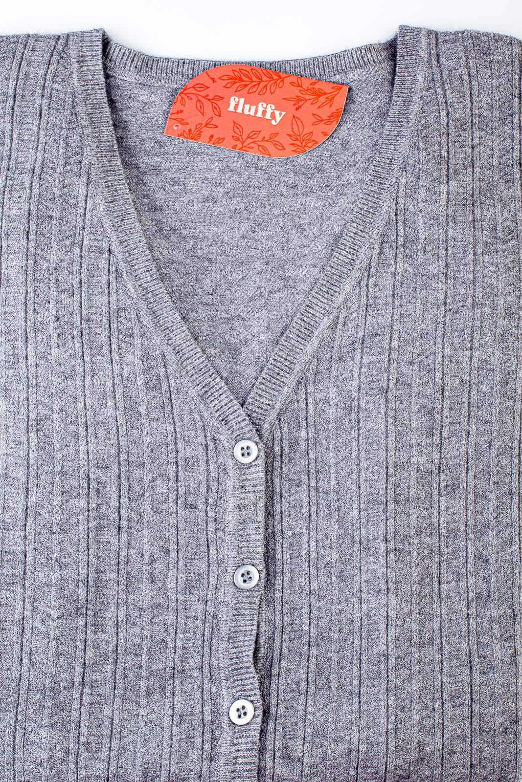 Casaquinho feminino gola v botões 81099 - Enluaze