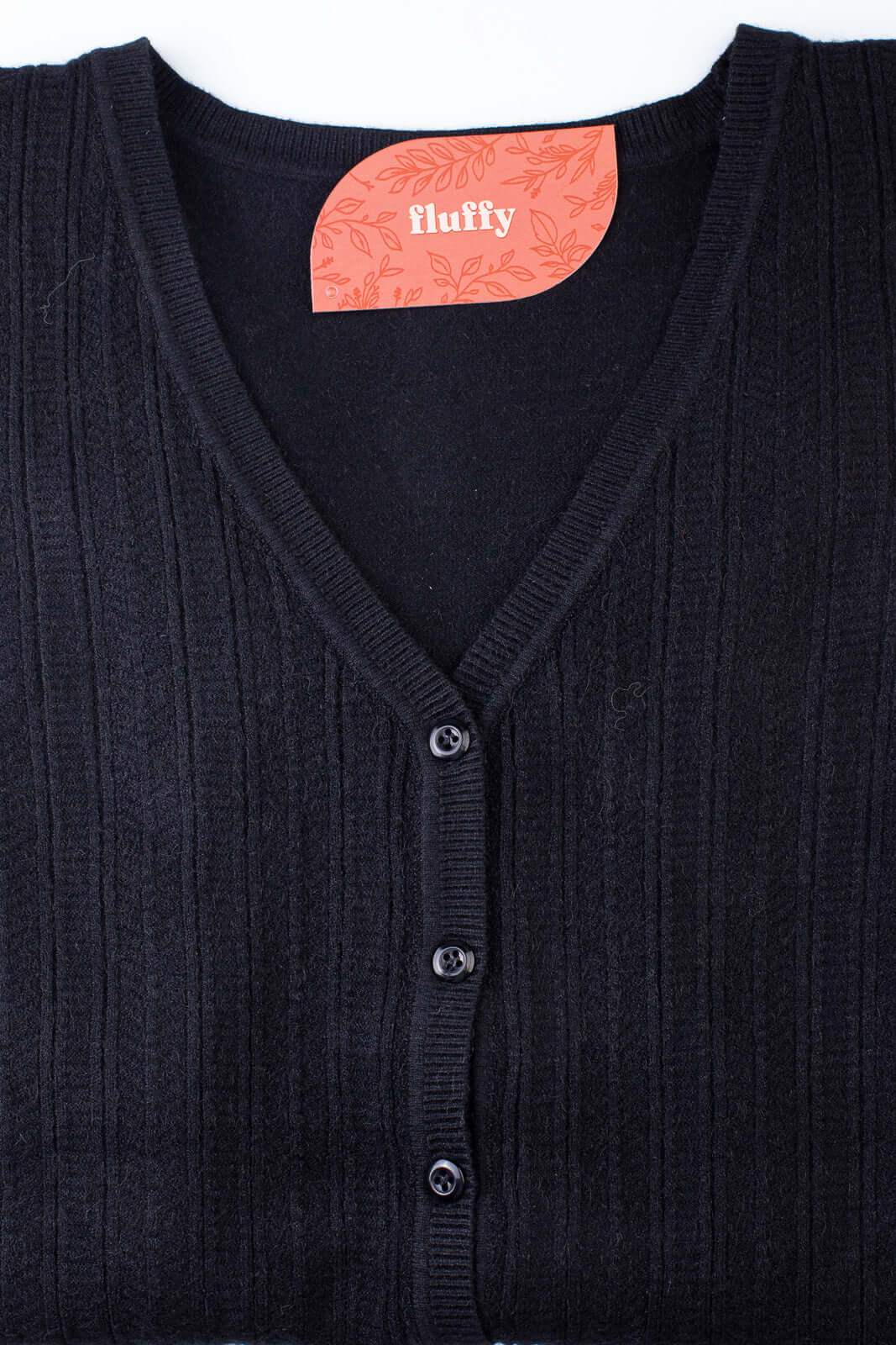 Casaquinho feminino gola v botões 81099 - Enluaze