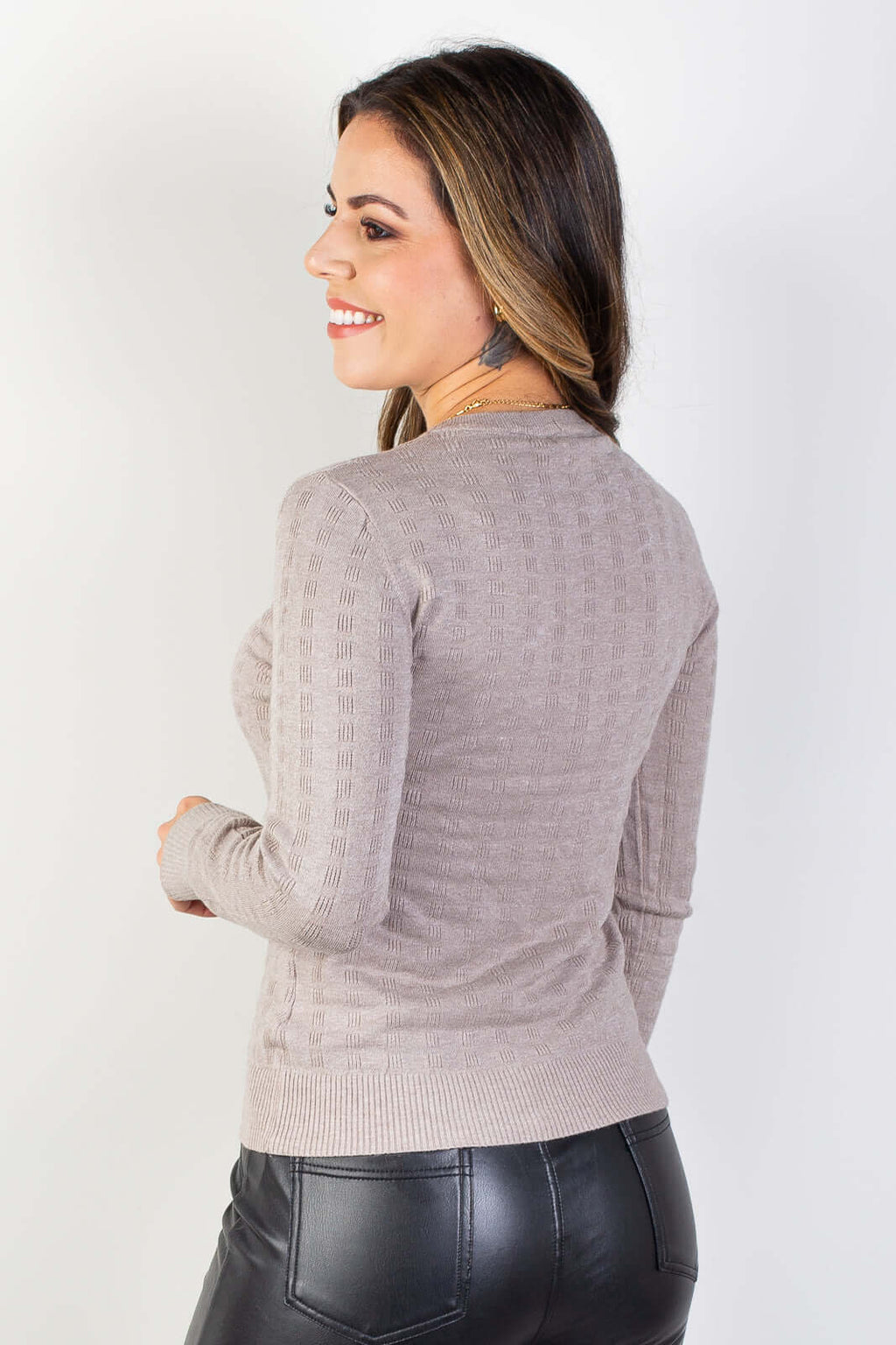 Blusa feminina gola redonda 81122 - Enluaze