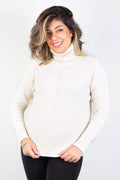 Blusa de malha gola ampla 81137 - Enluaze