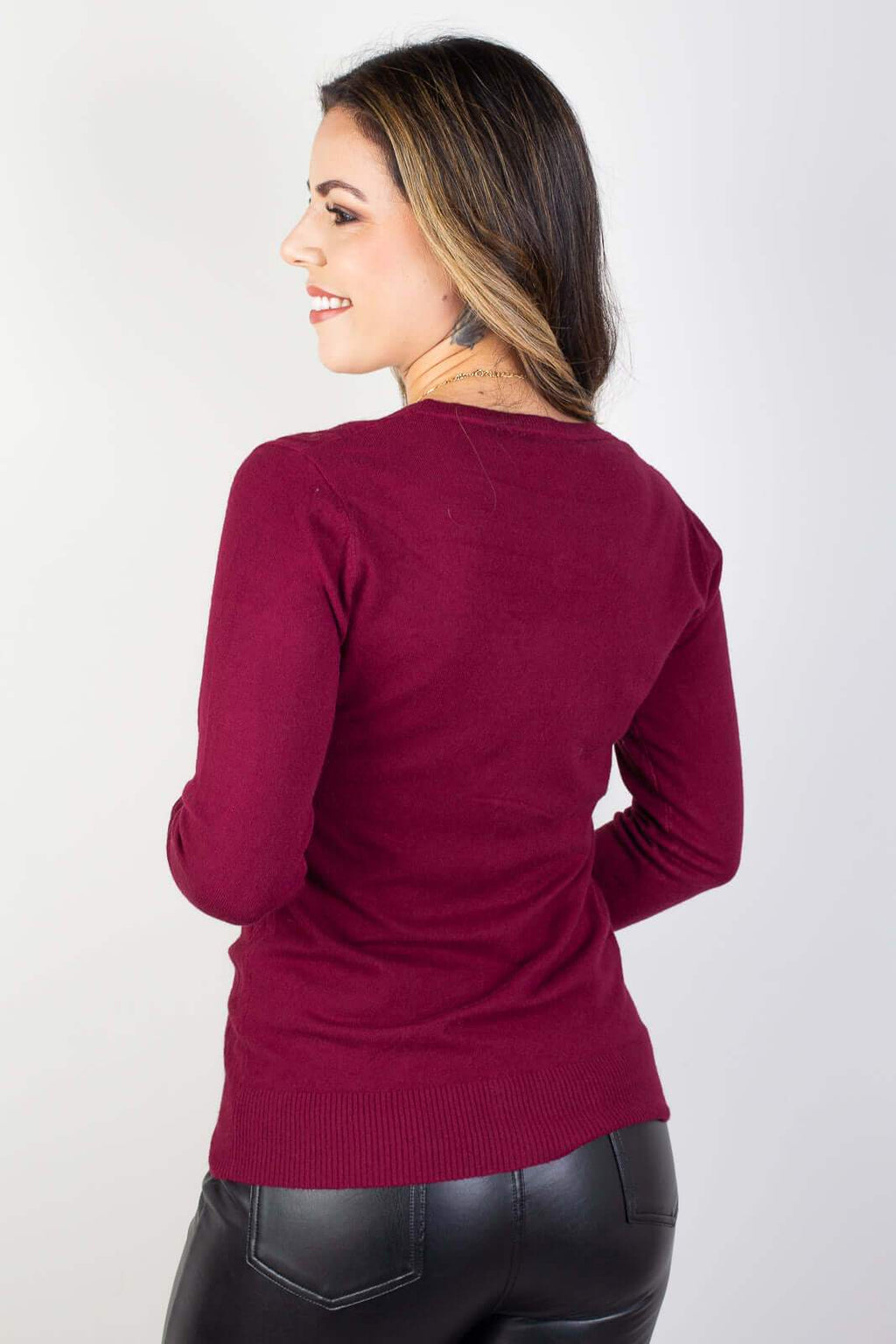 Casaquinho gola v feminino 81169 - Enluaze