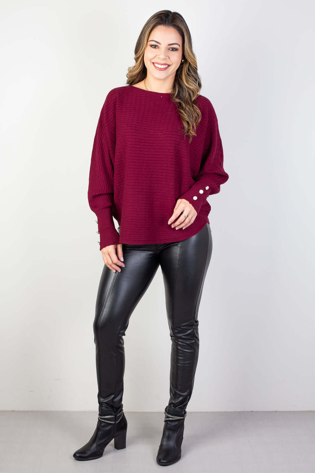 Blusa feminina ponchinho 81196 - Enluaze