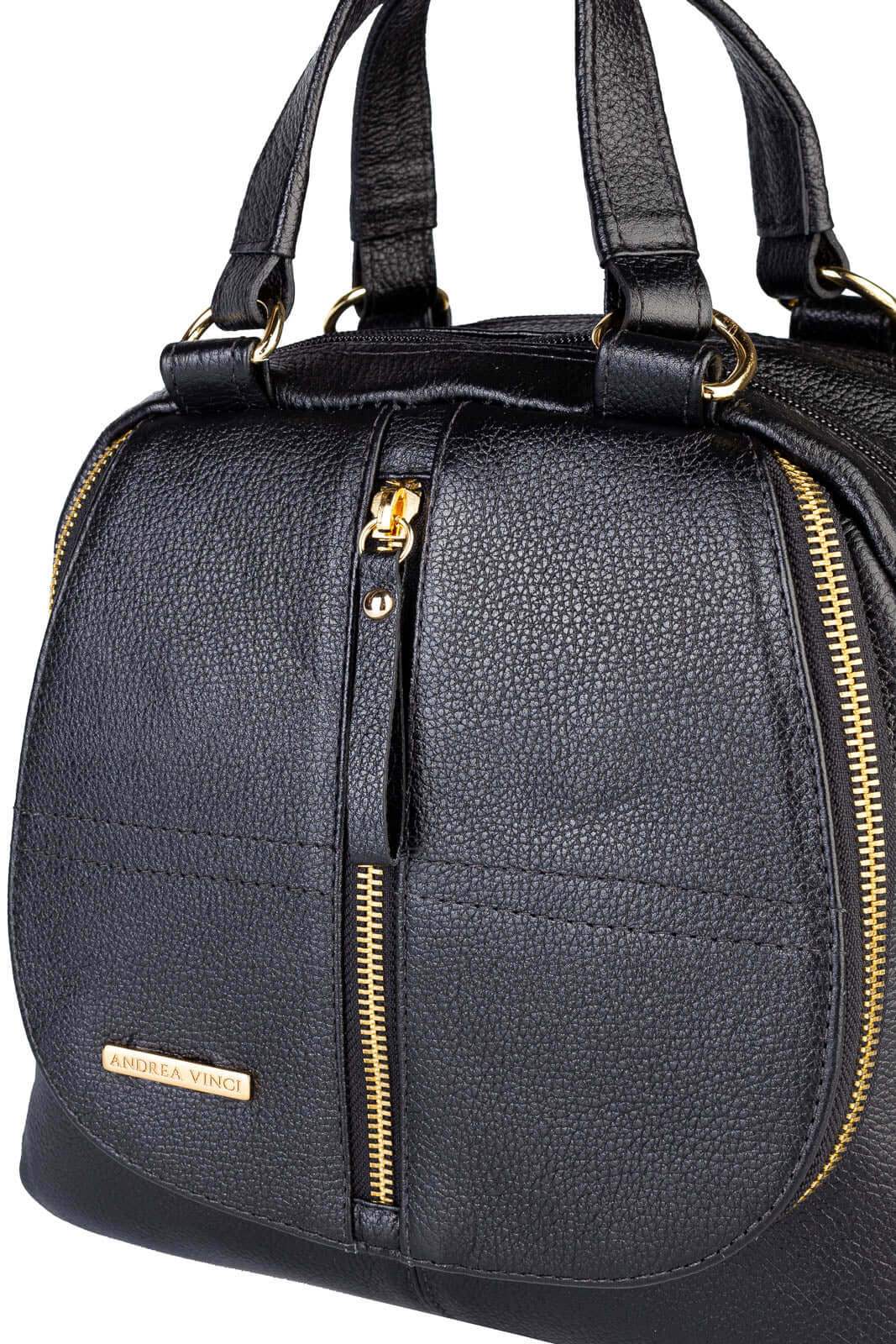 Bolsa mochila 2 em 1 em couro liso Marina - Enluaze