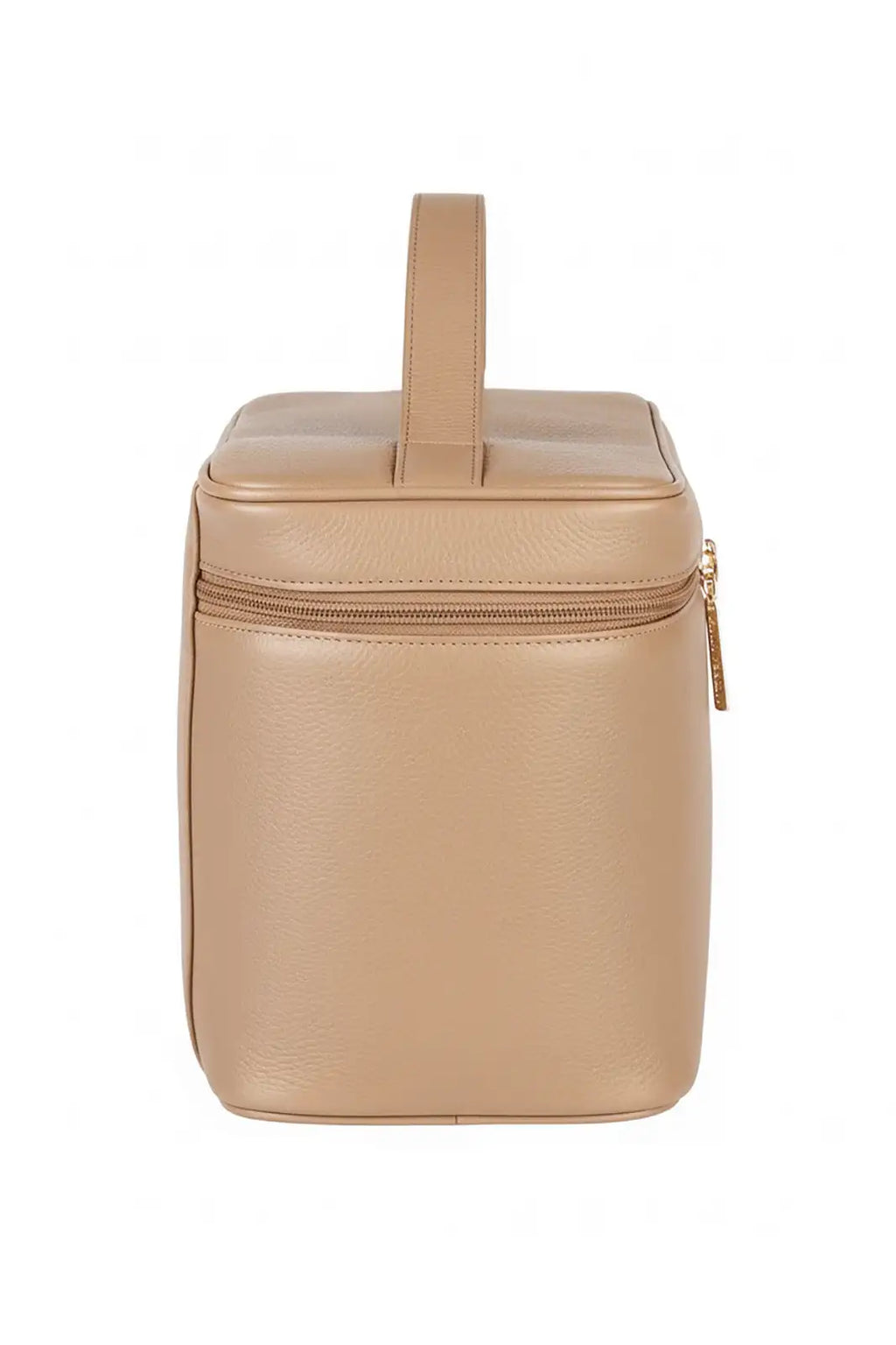 Frasqueira de viagem em couro liso Paloma - Enluaze