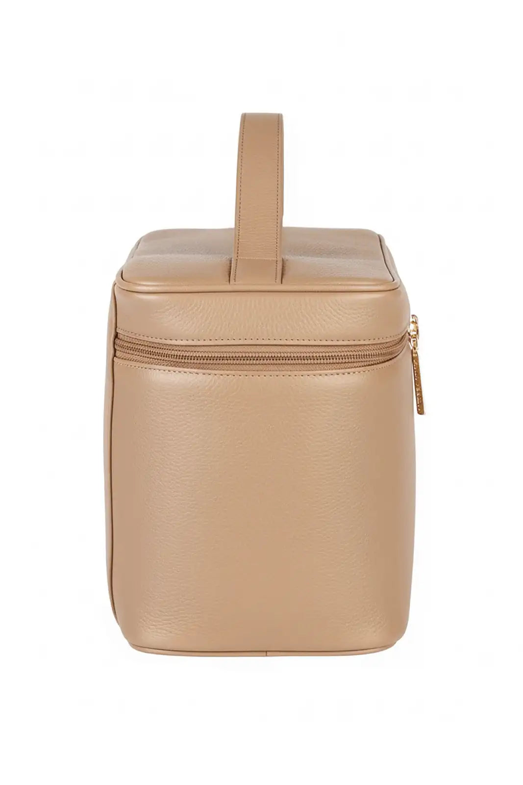 Frasqueira de viagem em couro liso Paloma - Enluaze