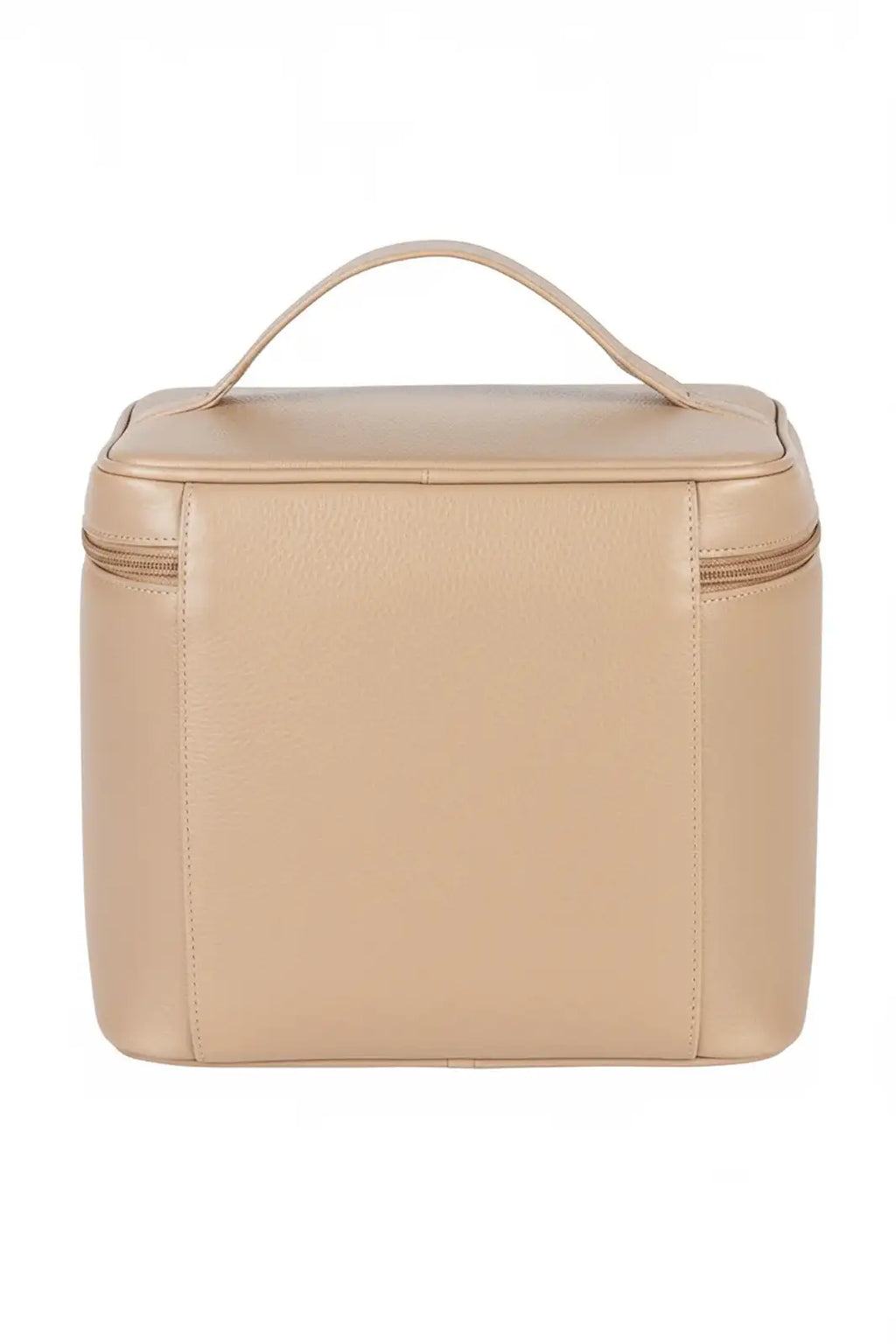 Frasqueira de viagem em couro liso Paloma - Enluaze