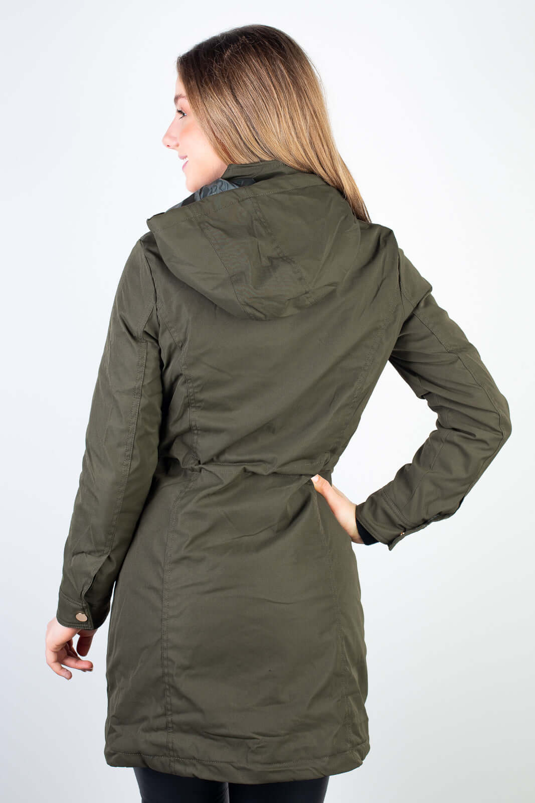 Jaqueta Parka Feminina Casaco Com Capuz Removivel Jaqueta Parka