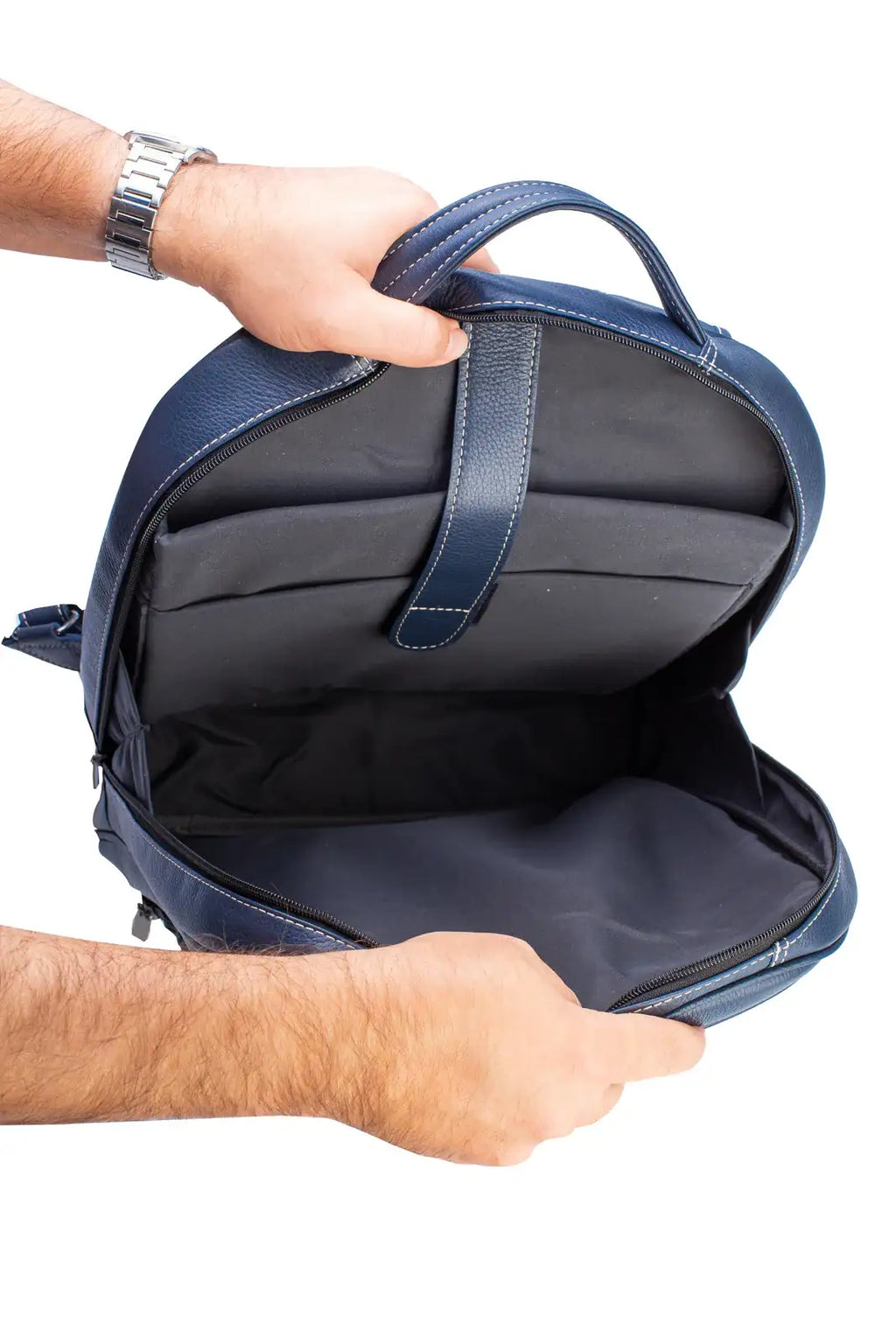 Mochila de couro executiva Connect - Enluaze