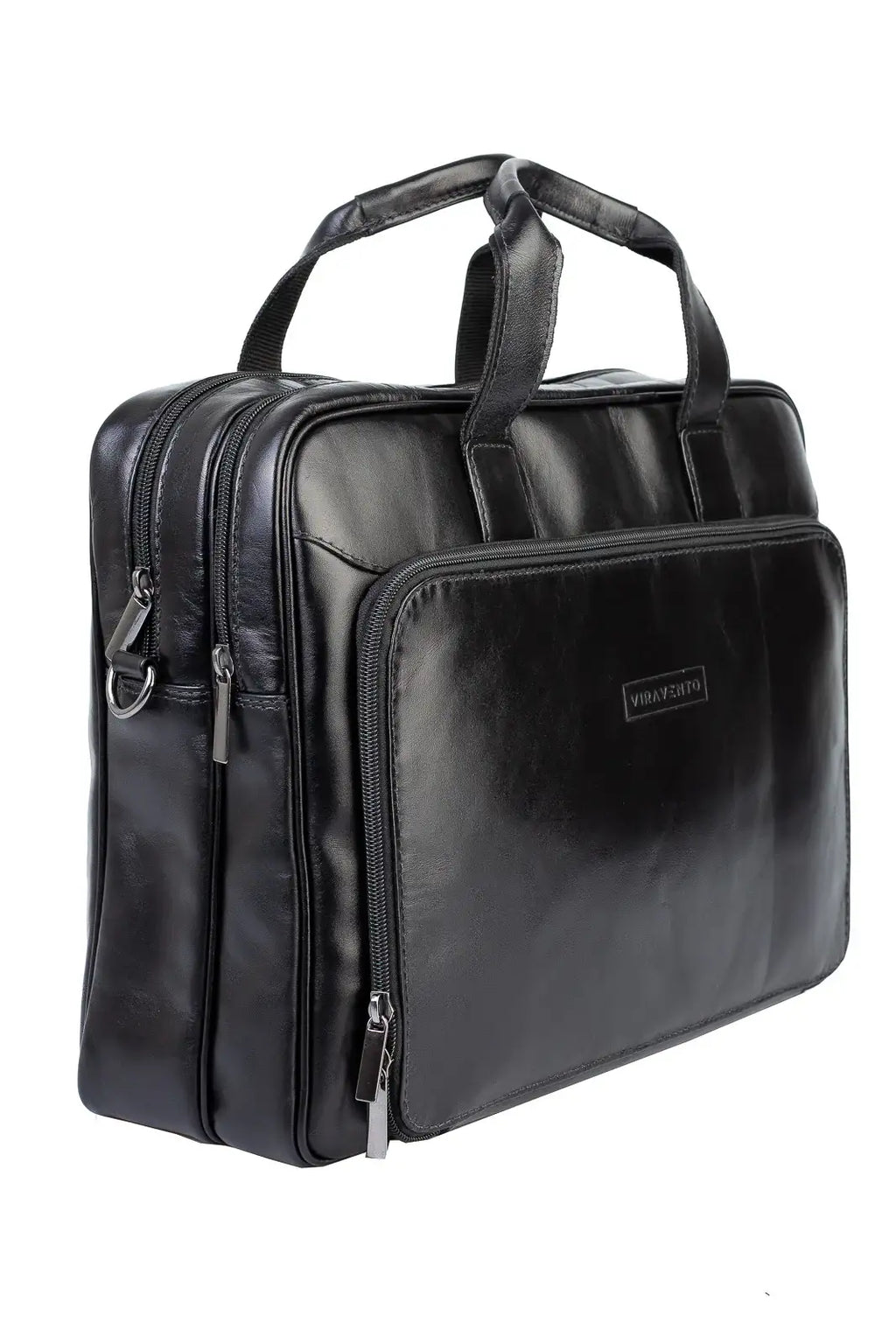 Pasta executiva masculina em couro Vitor - Enluaze