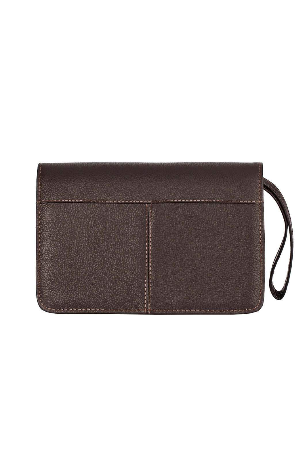 Capanga de couro 18x22x10cm - Enluaze