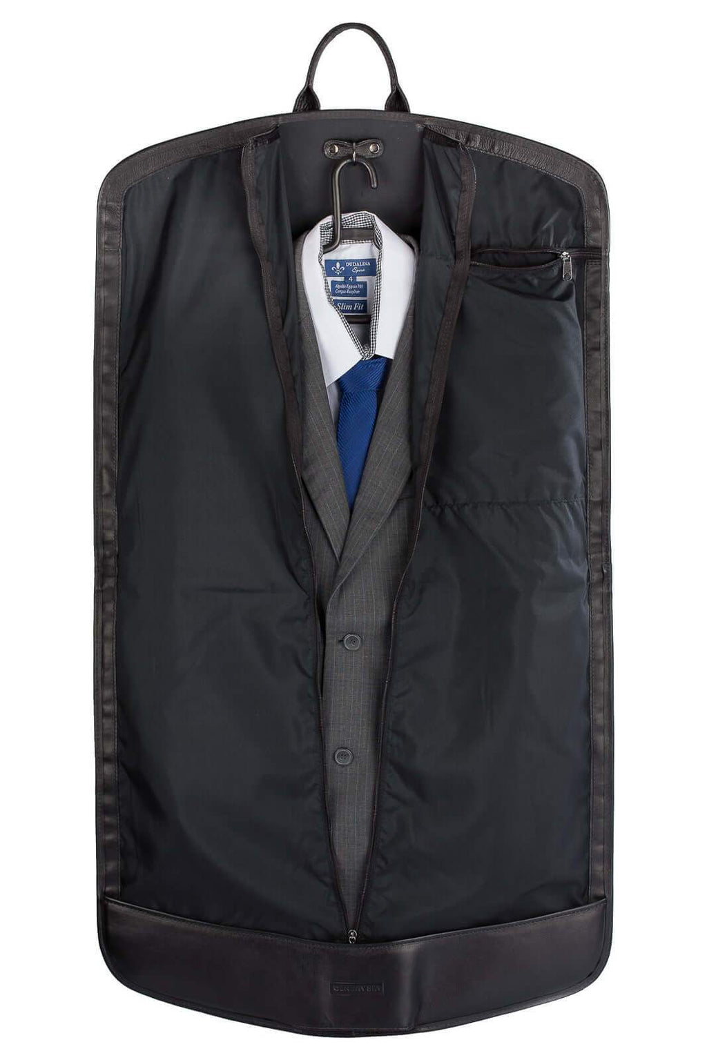 Porta-Terno em couro executivo para viagem - Enluaze