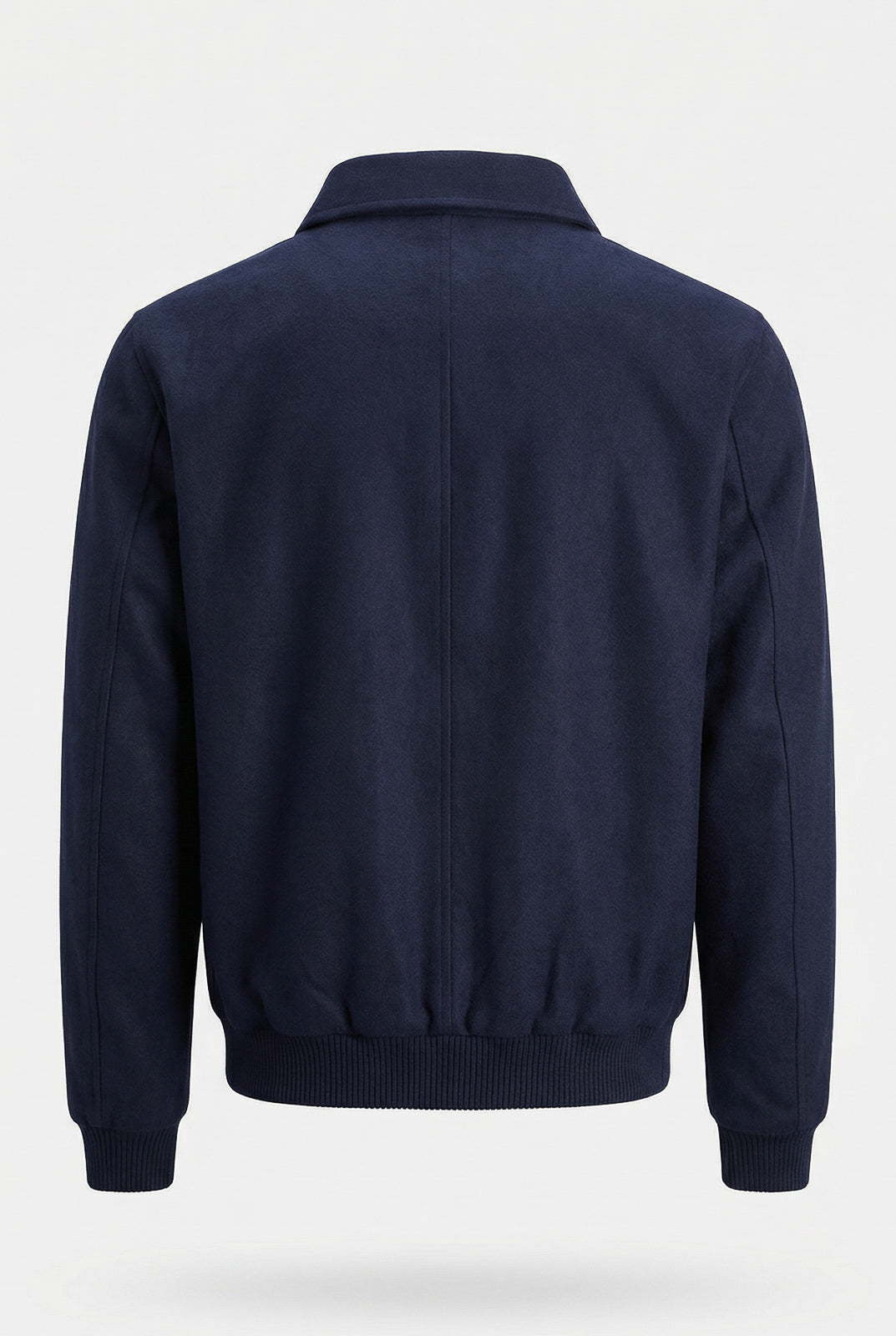 Jaqueta masculina suede com gola 69389
