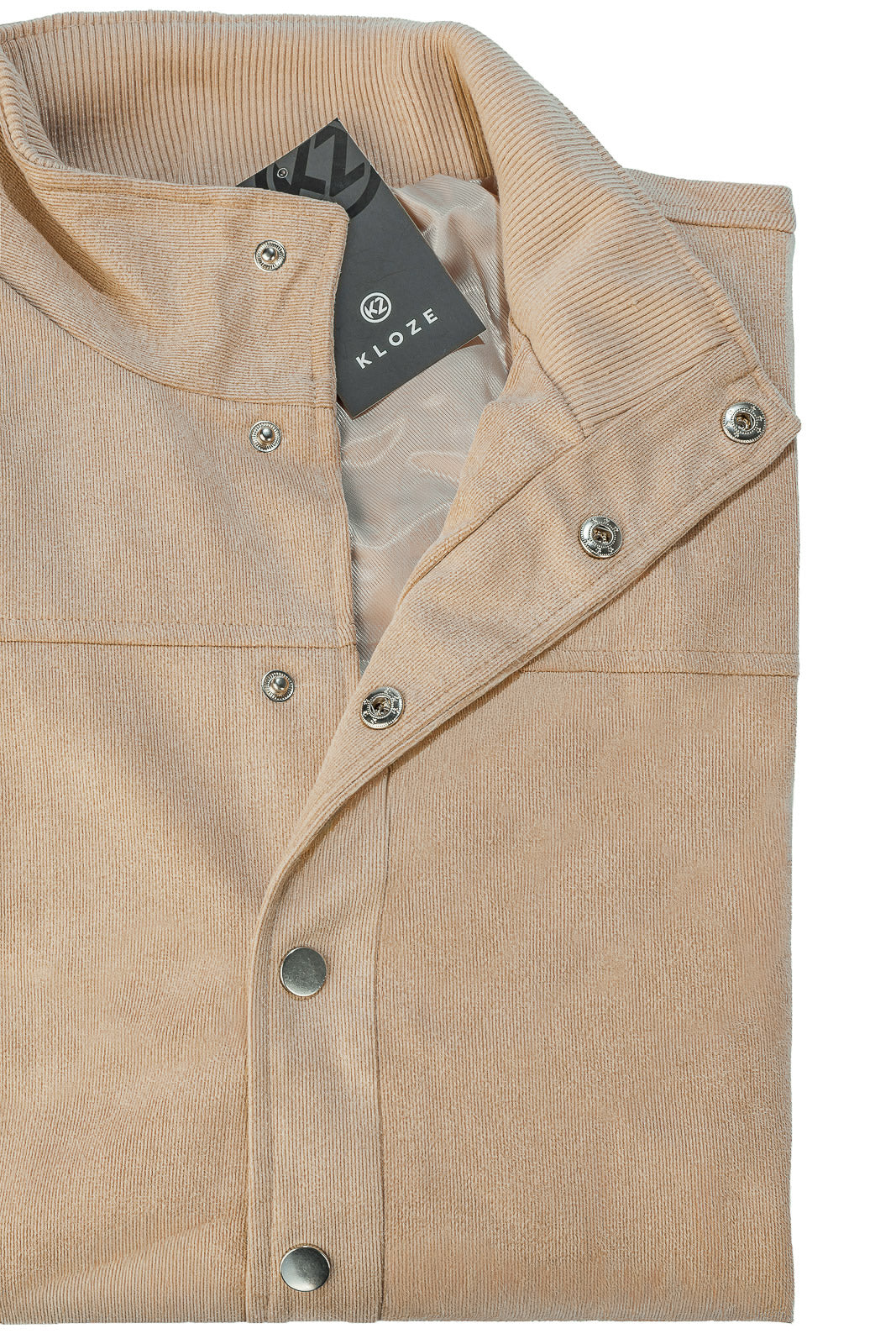 Jaqueta masculina suede com botões e bolsos 69390