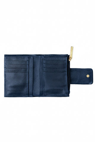 Carteira feminina de couro croco Linna 11x13cm - Enluaze - Bolsas, Mochilas e Acessórios em Couro Legítimo