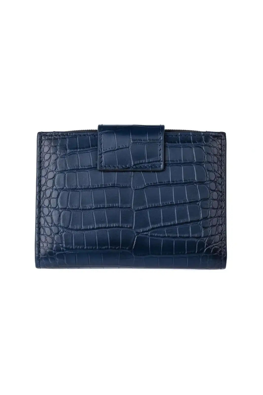 Carteira feminina de couro croco Linna 11x13cm - Enluaze