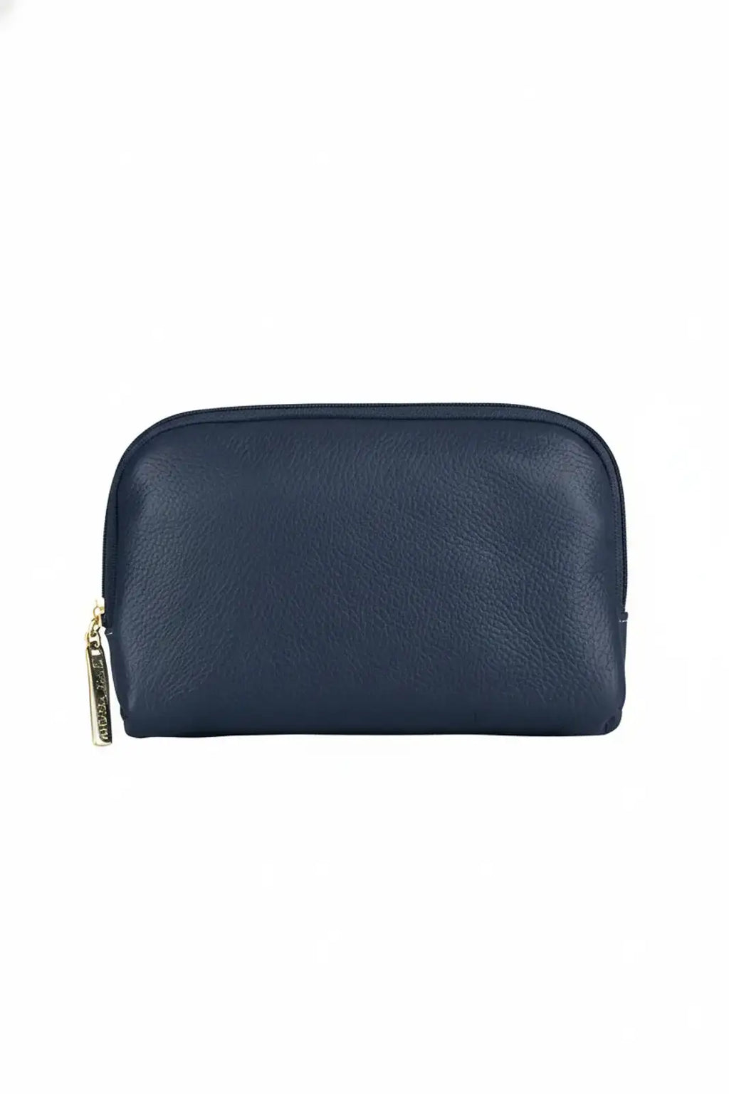 Necessaire de couro liso Duda 12x17x6cm - Enluaze