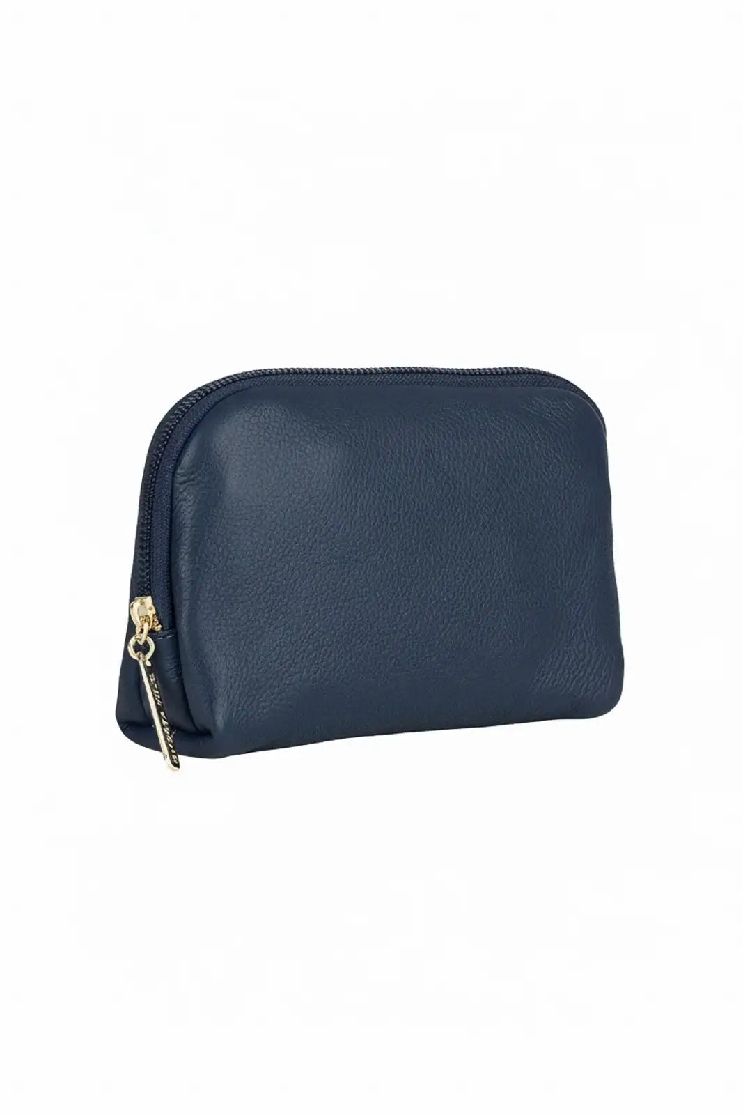 Necessaire de couro liso Duda 12x17x6cm - Enluaze