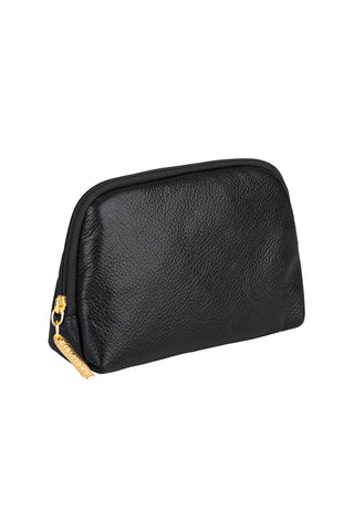 Necessaire de couro liso Duda 12x17x6cm - Enluaze - Bolsas, Mochilas e Acessórios em Couro Legítimo