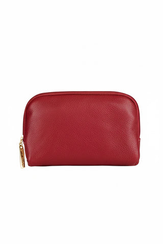 Necessaire de couro liso Duda 12x17x6cm