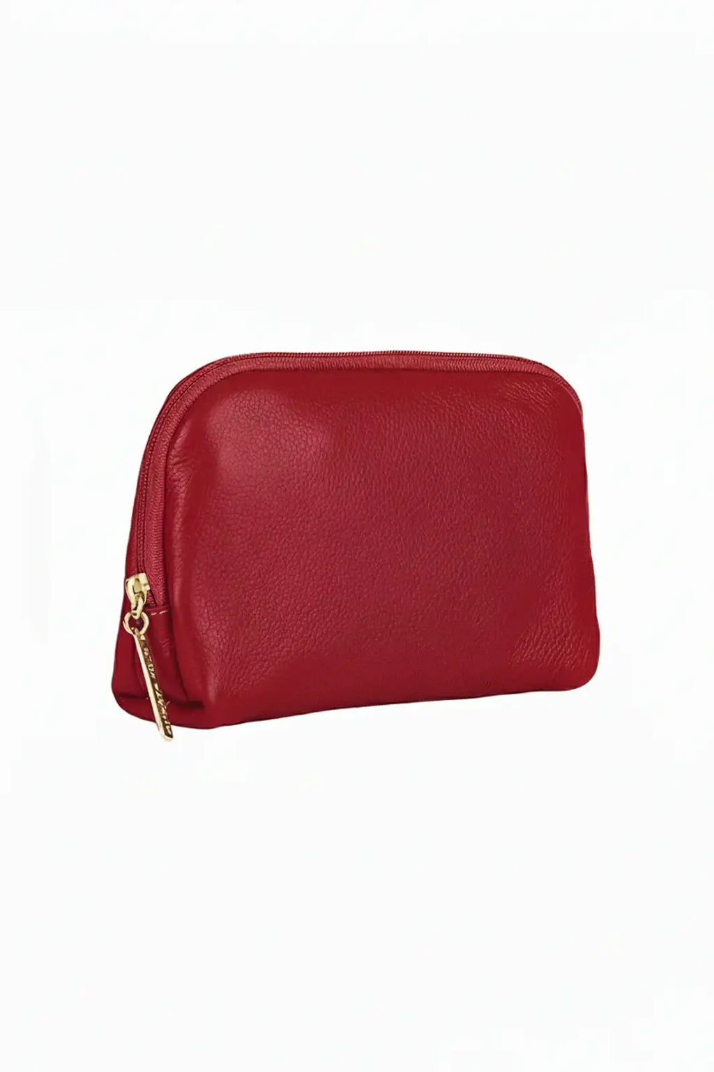 Necessaire de couro liso Duda 12x17x6cm - Enluaze