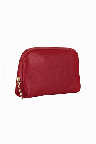 Necessaire de couro liso Duda 12x17x6cm