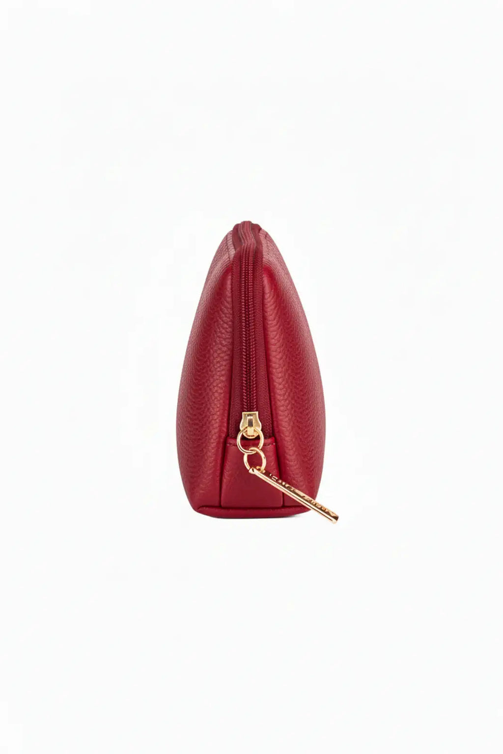 Necessaire de couro liso Duda 12x17x6cm - Enluaze