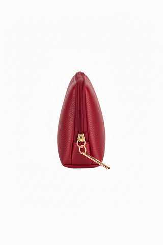 Necessaire de couro liso Duda 12x17x6cm