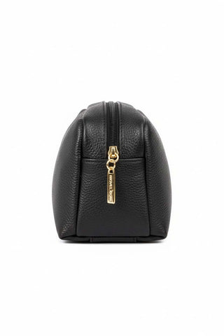 Necessaire de couro liso Dara 14x18x9cm