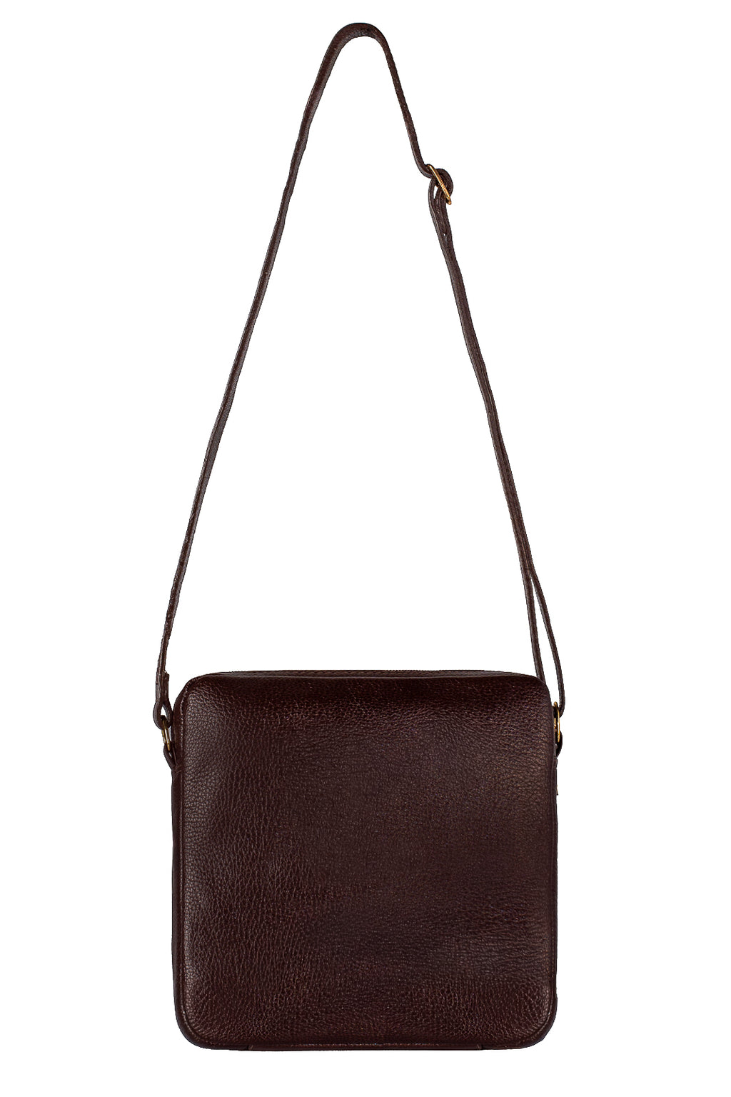 Bolsa transversal pequena de couro croco Clarice
