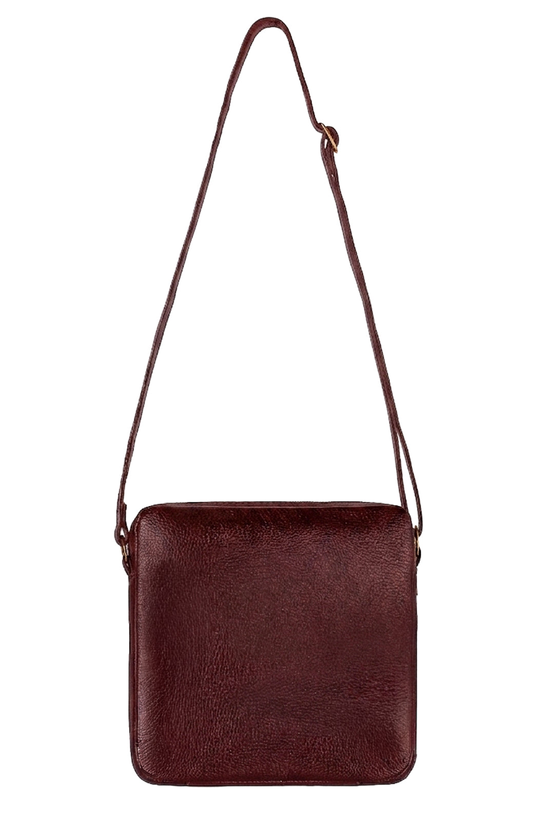 Bolsa transversal pequena de couro croco Clarice