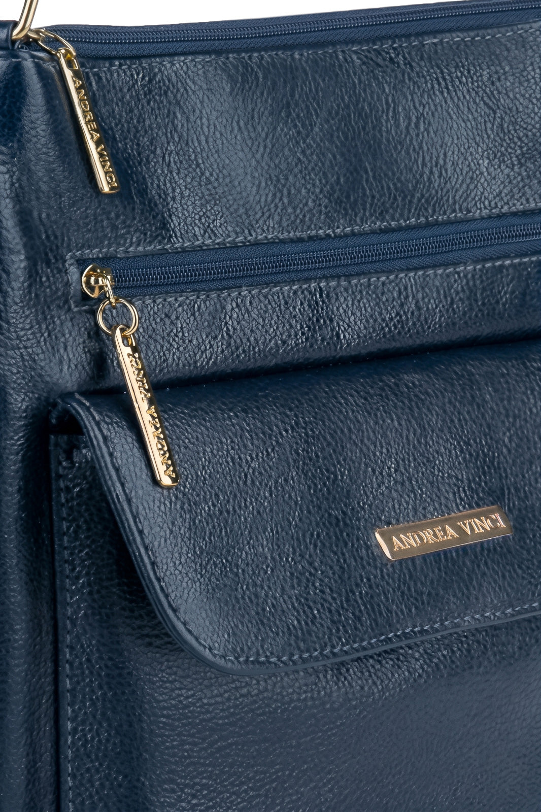 Bolsa transversal de couro liso Karen