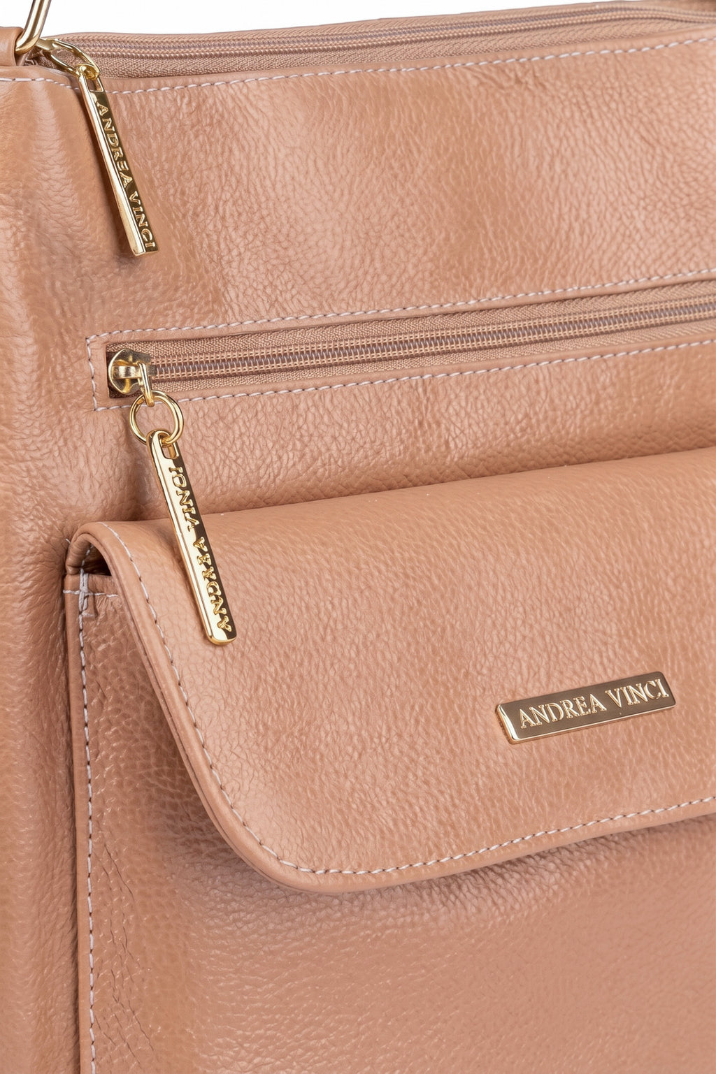 Bolsa transversal de couro liso Karen