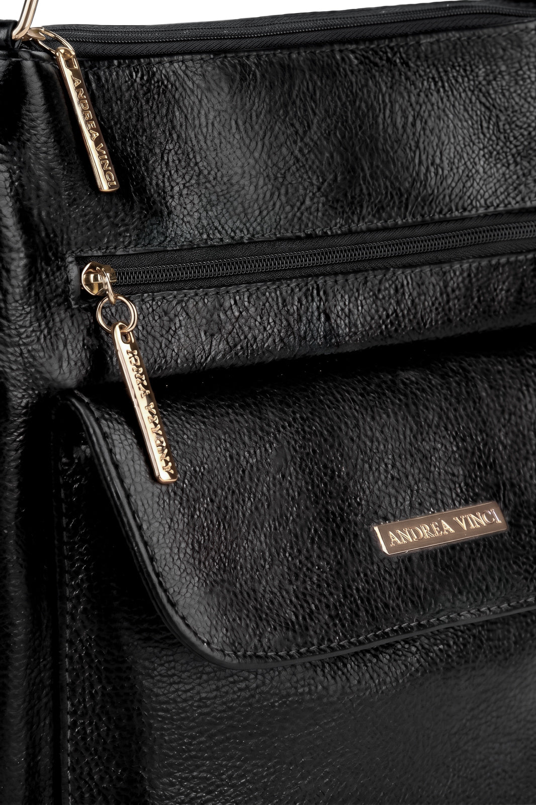 Bolsa transversal de couro liso Karen