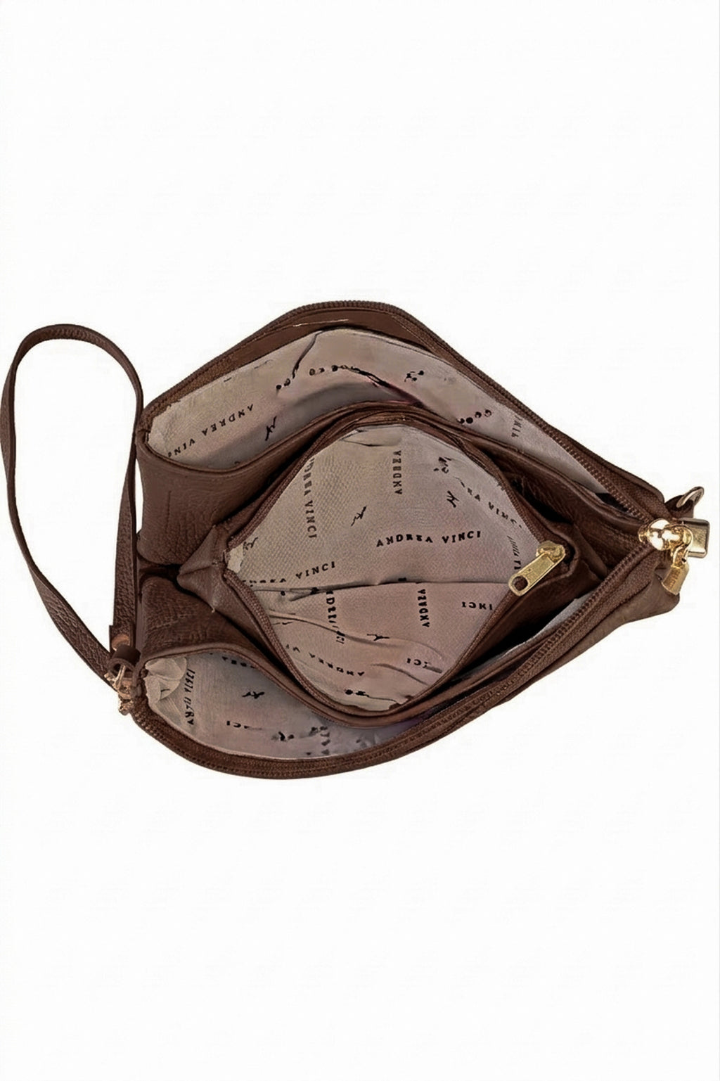 Bolsa transversal pequena de couro croco Tayná